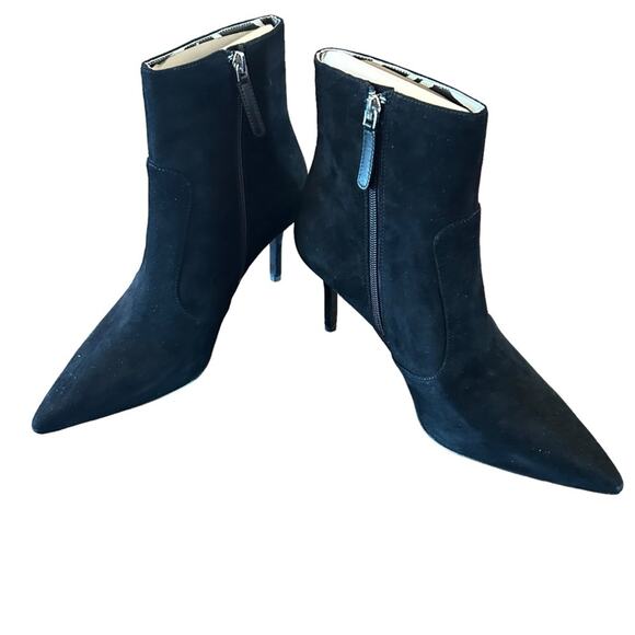 Kate Spade Vikki Suede Sleek Stiletto Pointed Toe Dress Booties NEW Size 10 - Picture 6 of 12